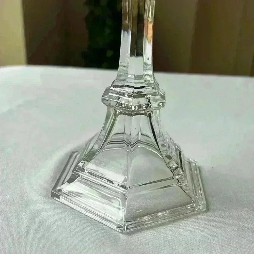 2 Matching Toscany Candleholders/Candle Sticks 24% Lead Crystal